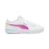 Scarpe sportive bianche da ragazza con striscia effetto laminato Puma Jada Holo Jr, Brand, SKU s352000037, Immagine 0